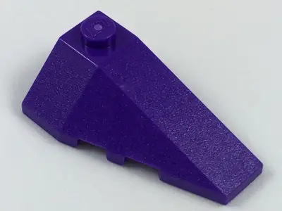 Dark Purple Wedge 4 x 2 Triple Right
