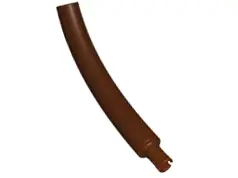 Dark Brown Dinosaur Tail / Neck Middle Section with Bar Hole and Technic Pin