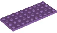 Medium Lavender Plate 4 x 10