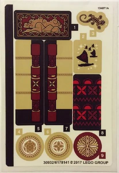 Sticker Sheet for Set 41149 - (30932/6178141)