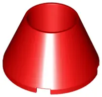 Red Cone 4 x 4 x 2 Hollow No Studs