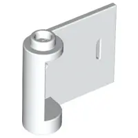 White Door 1 x 3 x 2 Right - Open Between Top and Bottom Hinge