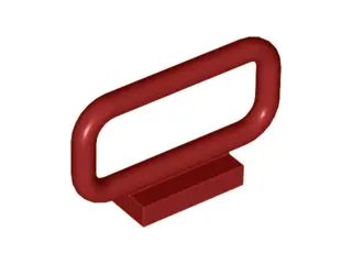 Dark Red Bar 1 x 4 x 2