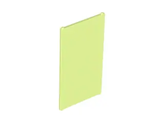 Yellowish Green Glass for Window 1 x 4 x 6