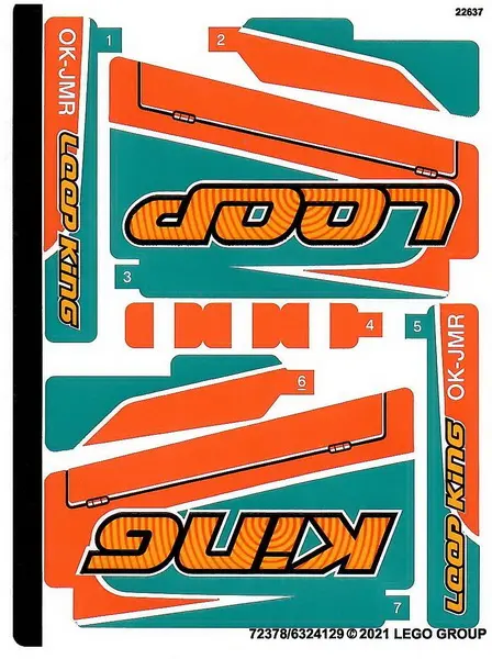 Sticker Sheet for Set 42117 - (72378/6324129)