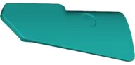Dark Turquoise Technic, Panel Fairing #22 Very Small Smooth, Side A