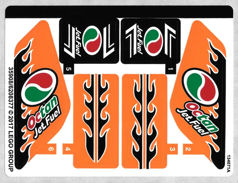 Sticker Sheet for Set 60178 - (35908/6208377)