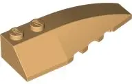 Medium Tan Wedge 6 x 2 Right