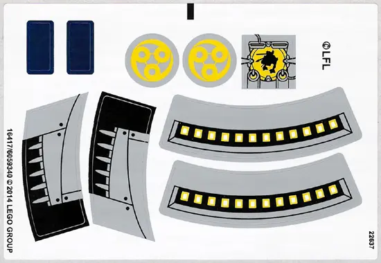 Sticker Sheet for Set 75042 - (16417/6059340)