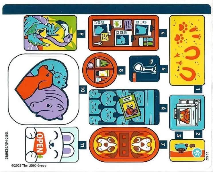 Sticker Sheet for Set 42651- (10110443/6520985)