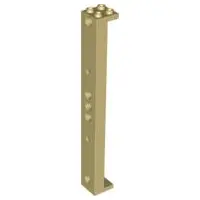 Tan Support 2 x 2 x 13 with 5 Pin Holes