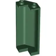 Dark Green Panel 2 x 2 x 5 Corner Wall
