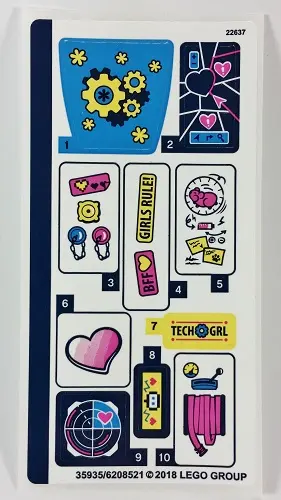 Sticker Sheet for Set 41333 - (35935/6208521)