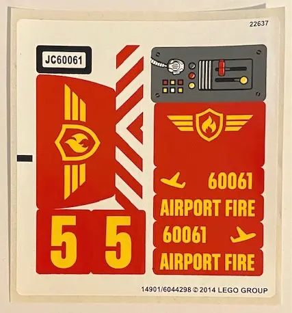 Sticker Sheet for Set 60061 - International Version - (14901/6044298)