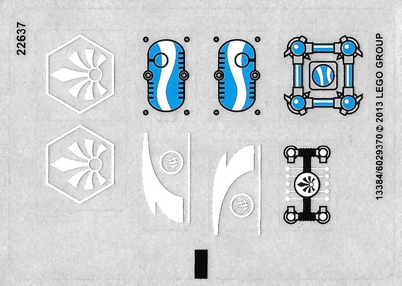 Sticker Sheet for Set 70013 - (13384/6029370)