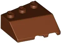 Brown Wedge 3 x 3 Sloped Left