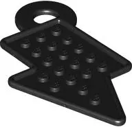 Black Bag Tag Lightning Bolt