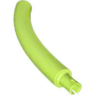 Lime Dinosaur Tail / Neck Middle Section with Bar Hole and Technic Pin