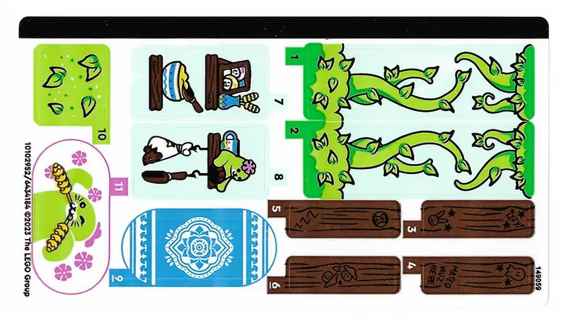 Sticker Sheet for Set 71459 - (10102952/6434184)