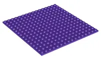 Dark Purple Plate 16 x 16