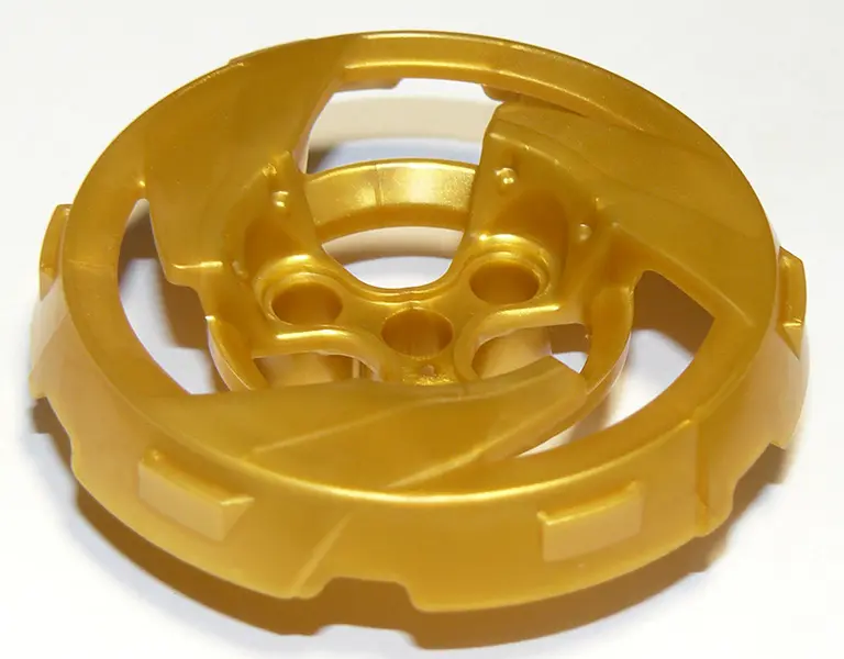 Pearl Gold Wheel Cover 3 Mag Spoke with 4 Pin Holes