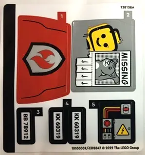 Sticker Sheet for Set 60319 - (10100009/6398847)