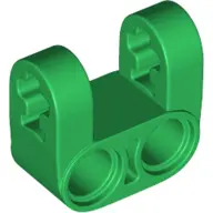 Green Technic, Axle and Pin Connector Perpendicular Double Split, Reinforced Sides