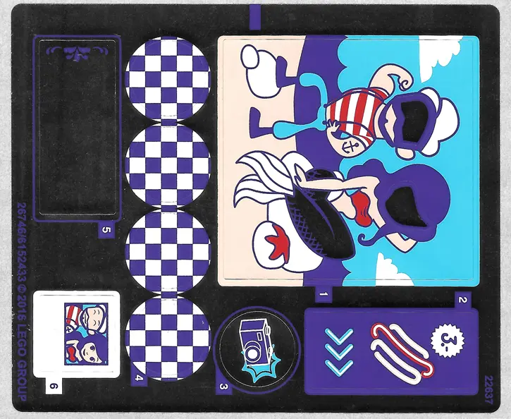 Sticker Sheet for Set 41129, Mirrored - (26746/6152433)