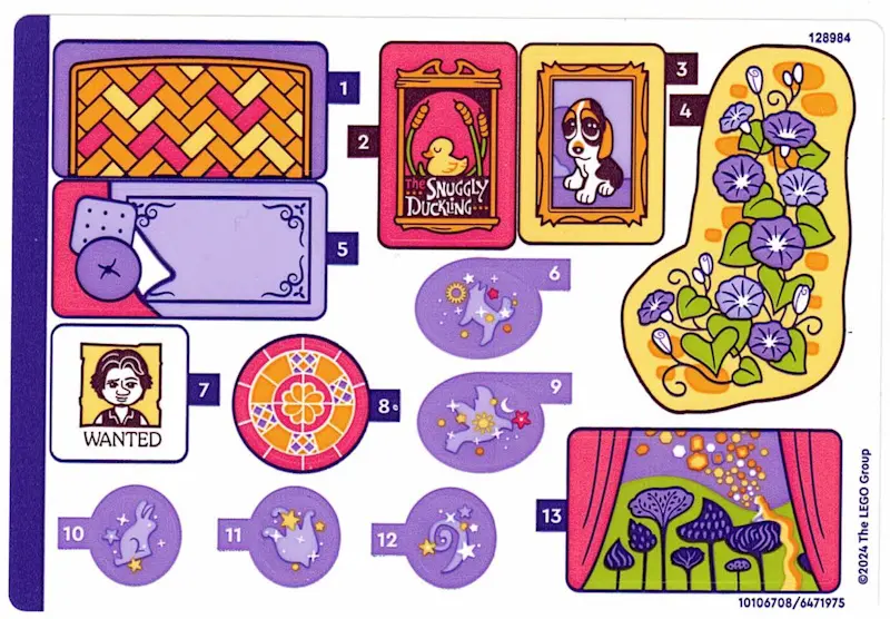 Sticker Sheet for Set 43241 - (10106708/6471975)