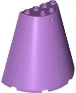 Medium Lavender Cone Half 8 x 4 x 6