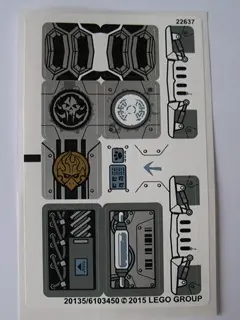 Sticker Sheet for Set 70223 - International Version - (20135/6103450)