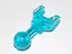 Trans-Light Blue Hero Factory Arm / Leg with Ball Joint on Axle and Ball Socket, Short