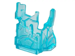 Trans-Light Blue Rock Panel 2 x 4 x 3 with Fractures (Chima Ice Cage)