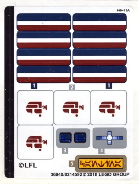 Sticker Sheet for Set 75205 - (36940/6214592)