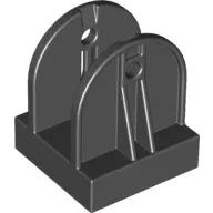 Black Duplo Drum Reel Holder 2 x 2 x 3
