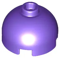 Dark Purple Brick, Round 2 x 2 Dome Top