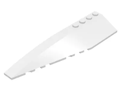 White Wedge 12 x 3 Left