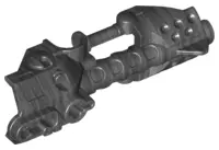 Pearl Dark Gray Hero Factory Weapon, Zamor Sphere Launcher Top Half with Barrel and Sight