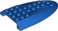 Blue Aircraft Fuselage Aft Section Curved Top 6 x 10