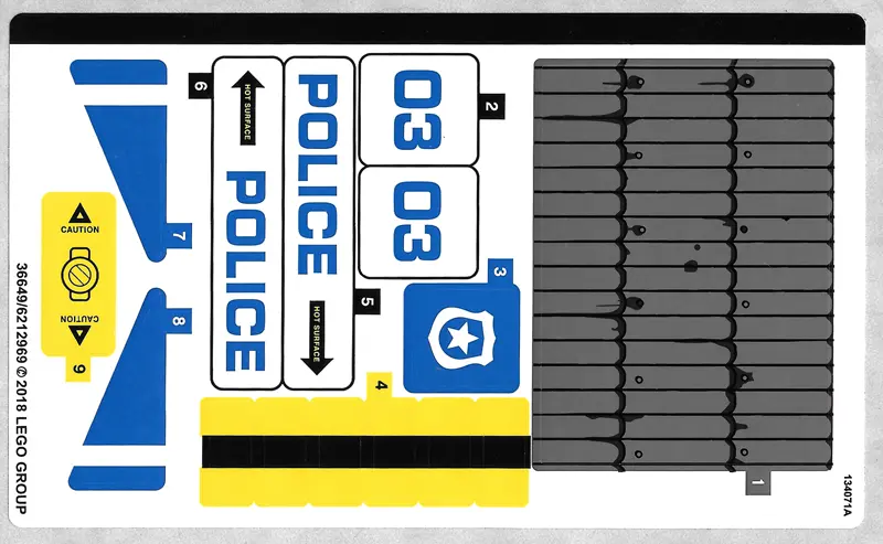Sticker Sheet for Set 60173 - (36649/6212969)
