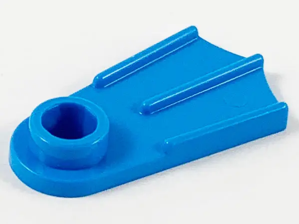 Dark Azure Minifigure Footgear Flipper