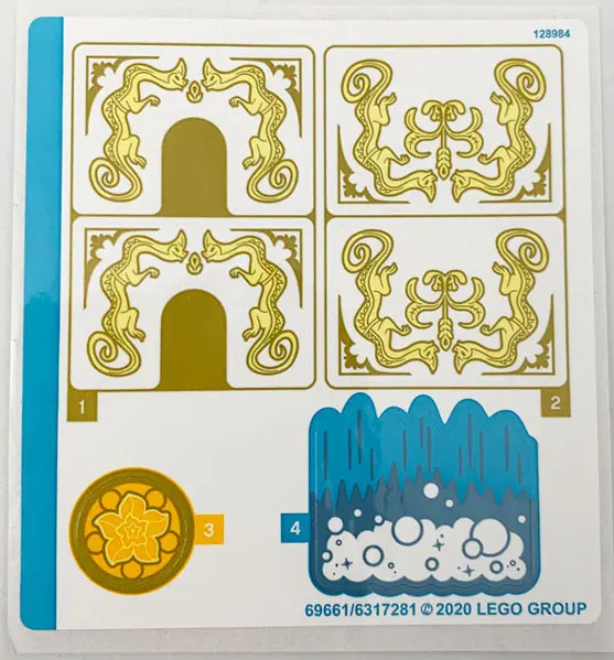 Sticker Sheet for Set 43184 - (69661/6317281)