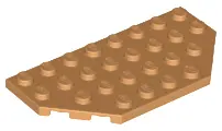Medium Nougat Wedge, Plate 4 x 8 Cut Corners