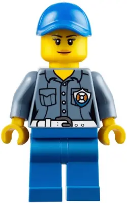 Coast Guard City ATV Driver Female, Blue Legs, Blue Cap with Hole