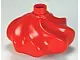 Red Duplo Cupcake Top with Swirl Icing and Stud