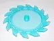 Trans-Light Blue Technic Circular Saw Blade 9 x 9 with Pin Hole and Teeth in Same Direction