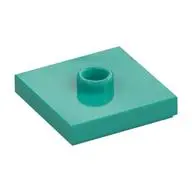 PLATE 2X2 W 1 KNOB