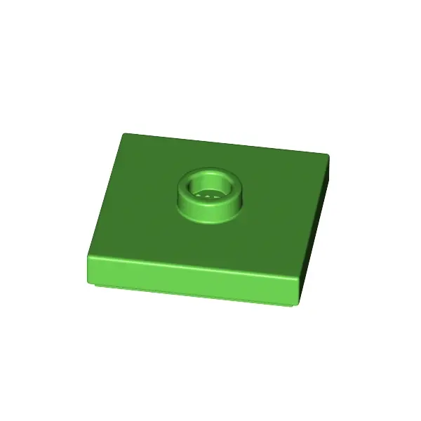 PLATE 2X2 W 1 KNOB