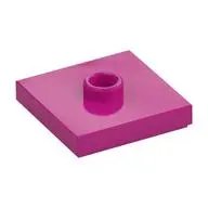 PLATE 2X2 W 1 KNOB