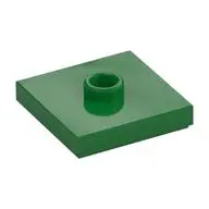PLATE 2X2 W 1 KNOB